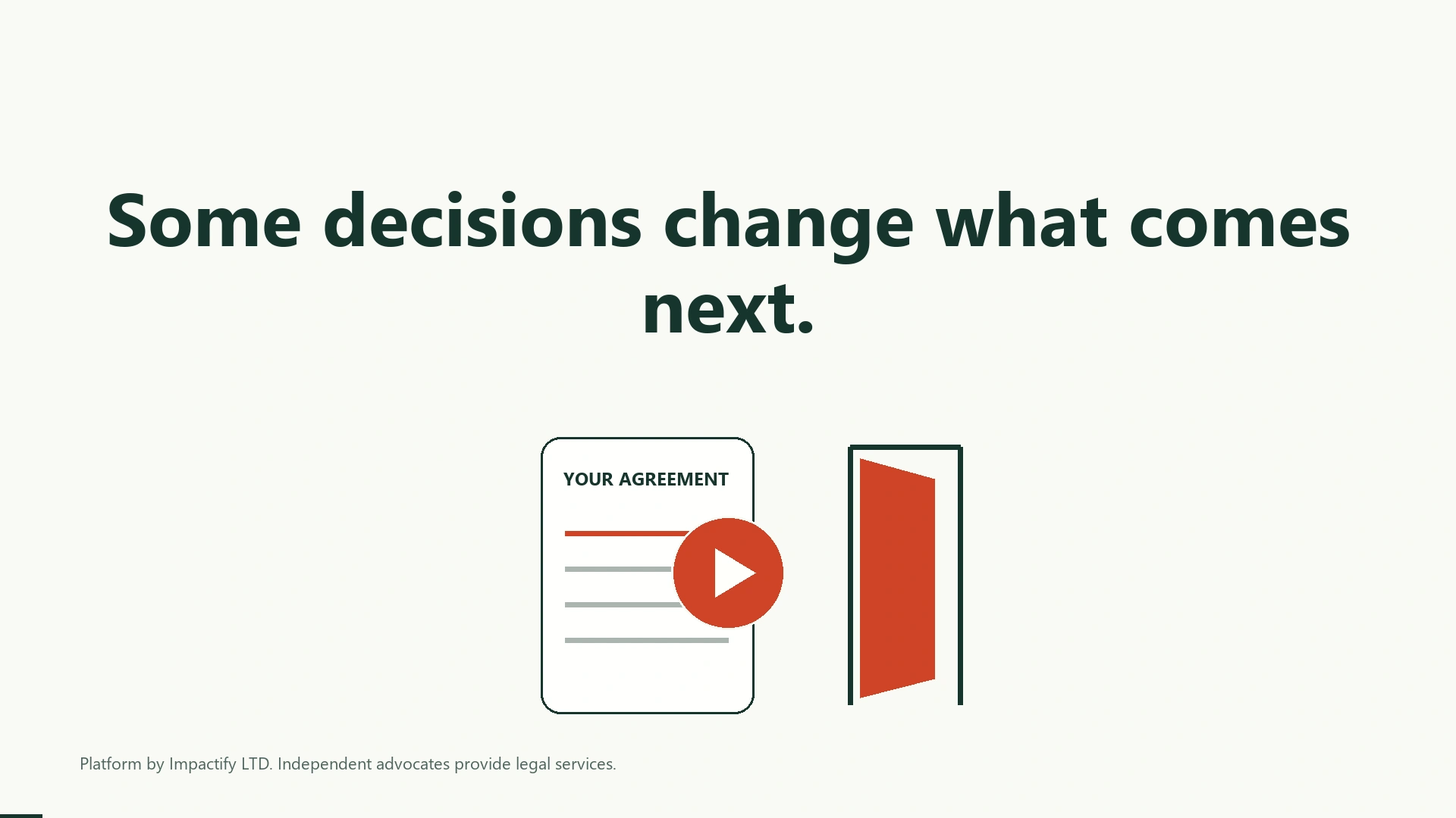 Some decisions change what comes next.